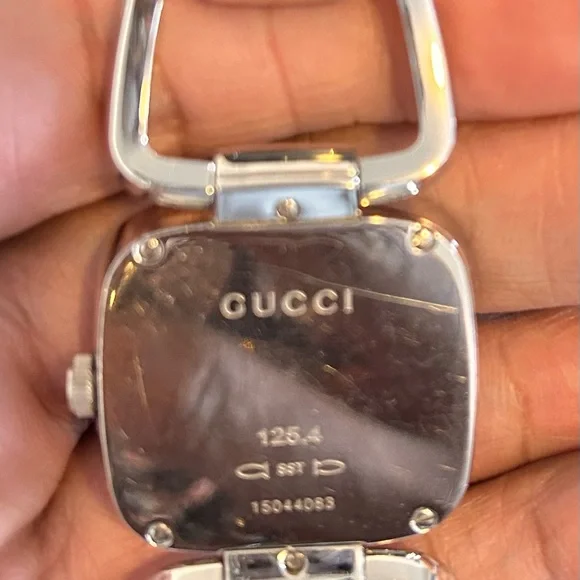 Women’s Gucci Black Dial Silver Chain Watch - Picture 7 of 10